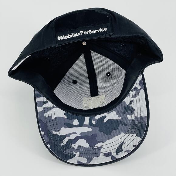 T-Mobile Black Baseball Cap / Hat with Americana "T" Logo and grey camo peak NWT - Picture 12 of 13
